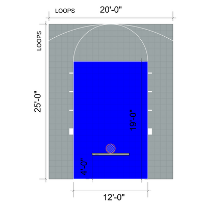 Outdoor Basketball Flooring Kits