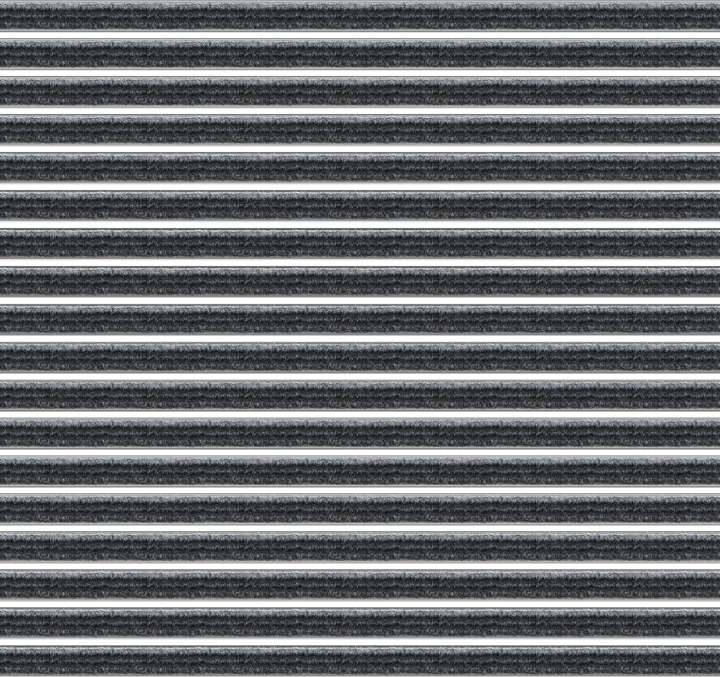 Top Clean Trend Aluminum Entrance Matting - 22mm with Ribbed Carpet & Scraper Bar