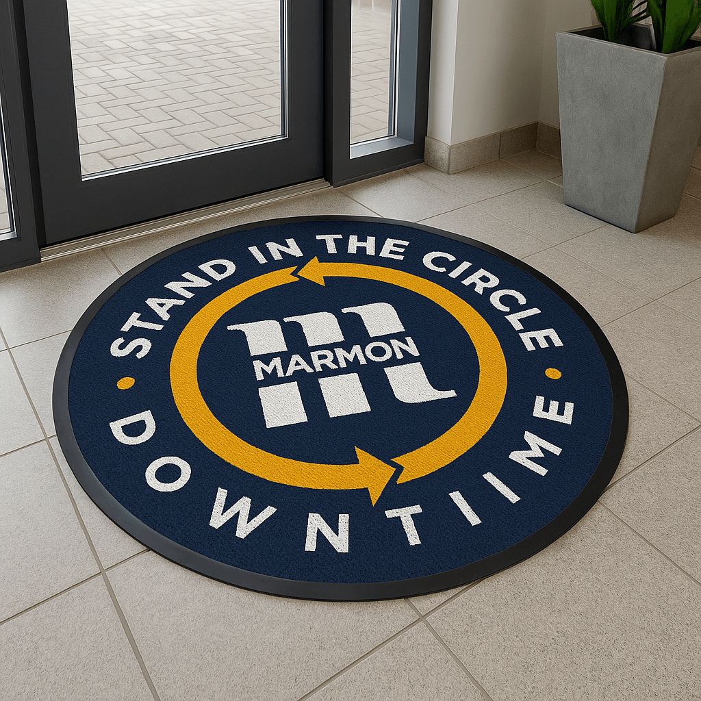 Dura Nop Inlaid Logo Mat
