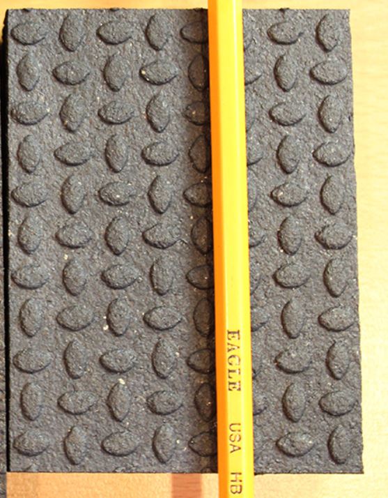 Re-Vulcanized Rubber Stall Mats - Straight Edge
