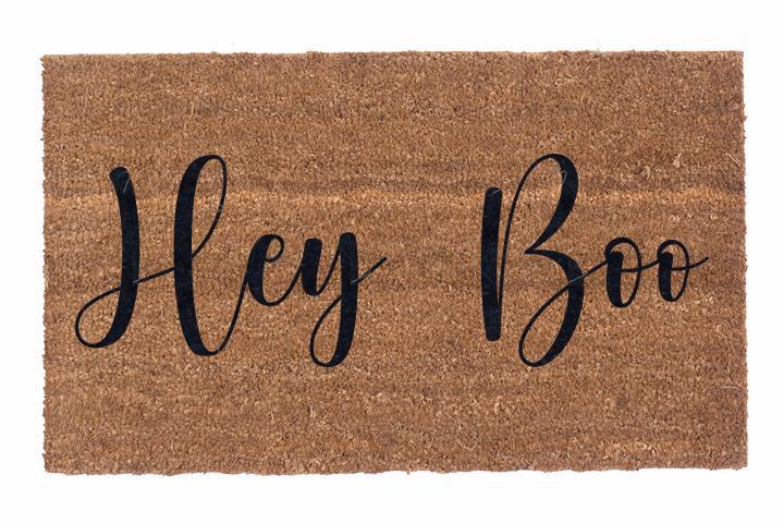 Hey Boo Coir Doormat