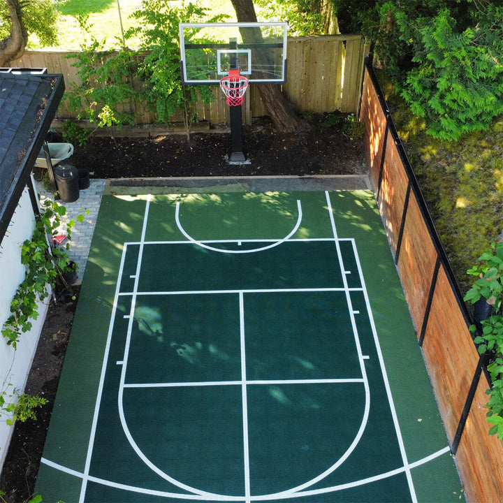Small Basketball Course Small Outdoor Basketball Court SnapSports® Testimonials Residential