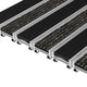 Ribbed Carpet and Grooved Rubber