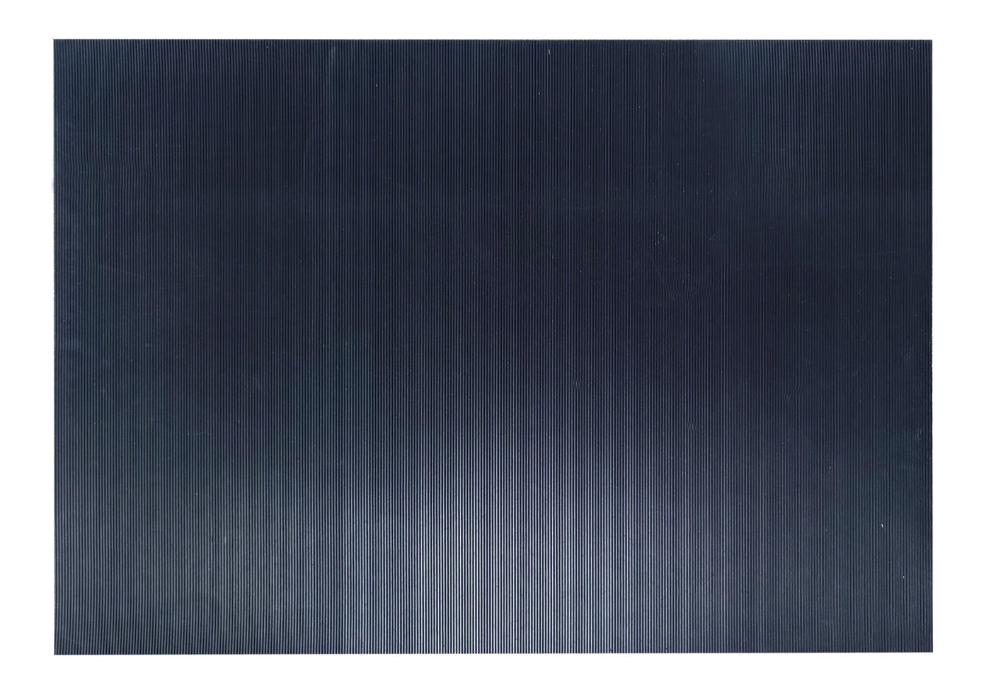 Heavy-duty rubber switchboard mat with ribbed surface