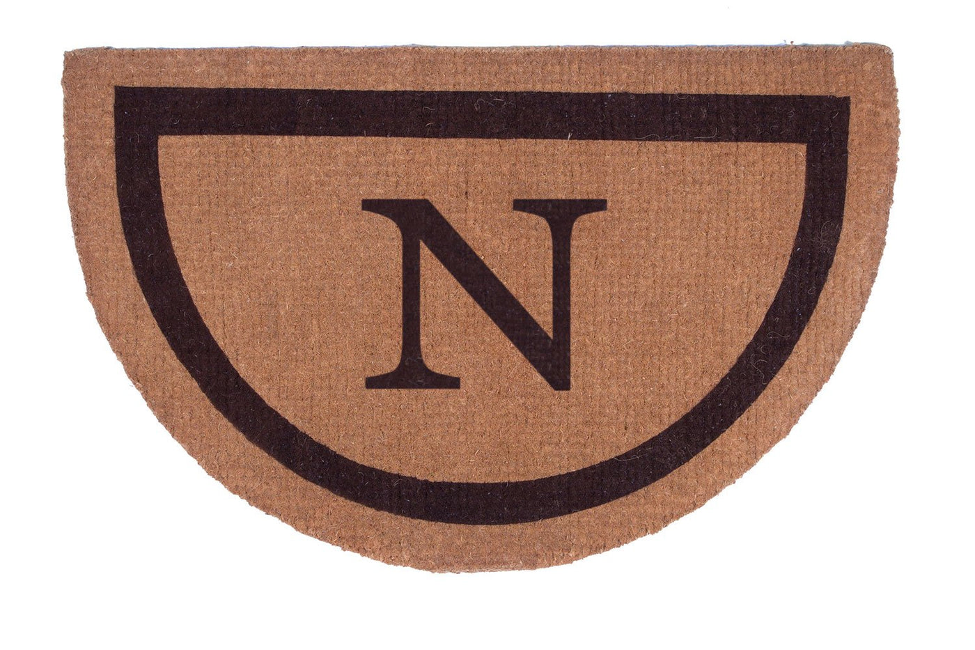 Half Round Single Border Personalized Doormats