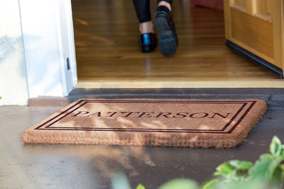 Double Border Personalized Doormats