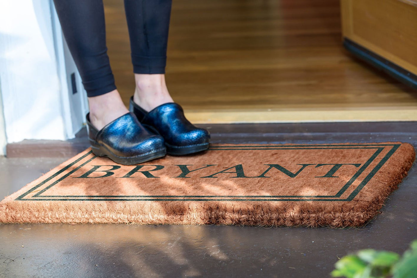 Double Border Personalized Doormats