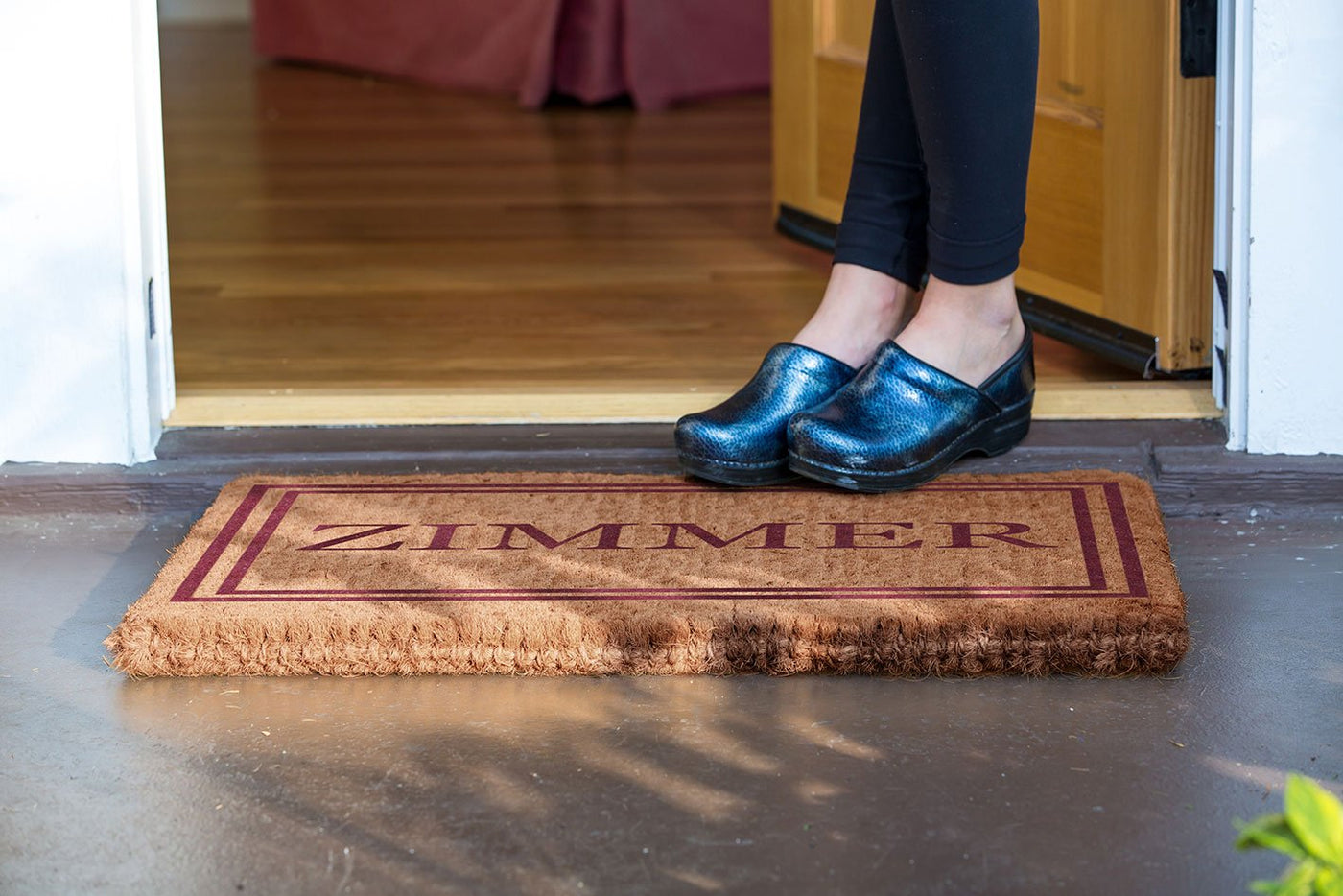 Double Border Personalized Doormats