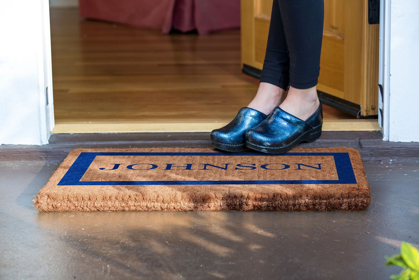 Single Border Personalized Doormats