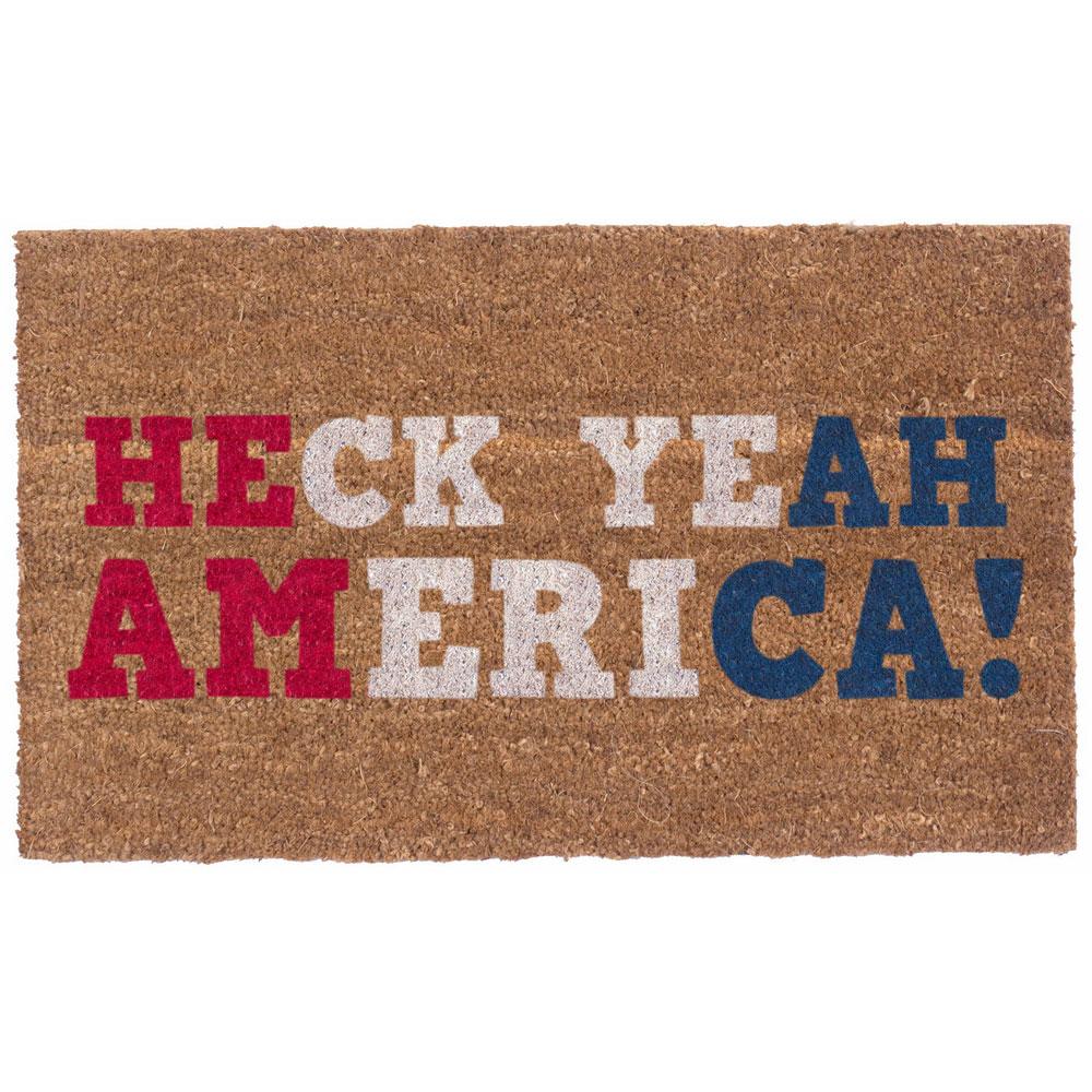 Heck Yeah America Design Coco Doormats by Coco Mats N More