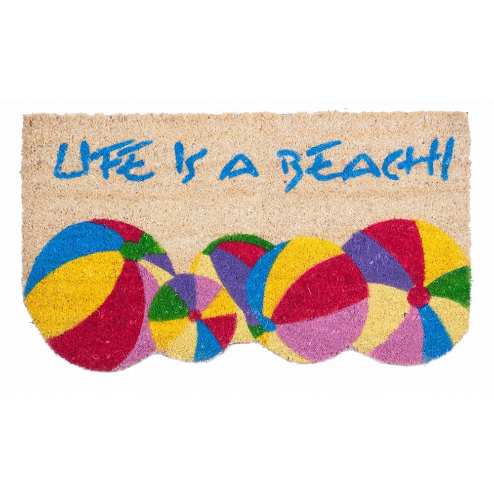 Life is a Beach Design Coco Doormats by Coco Mats N More Mat Supplier