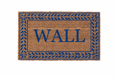 Leafy Vines Border Personalized Doormats