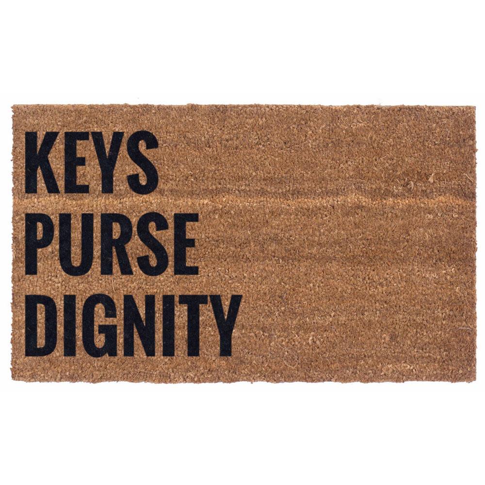 Keys Purse Dignity Design Coco Doormats by Coco Mats N More