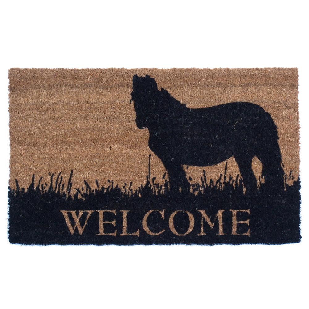 Pony Welcome Design Coco Doormats by Coco Mats N More