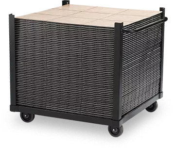 Wheeled Cart Storage