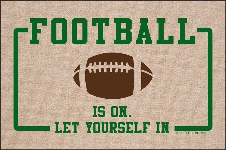 Football is On Olefin Doormat